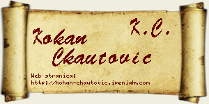 Kokan Čkautović vizit kartica